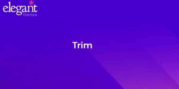 Elegant Themes Trim 2.3.13 GPL Theme