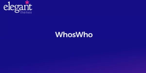 Elegant Themes WhosWho 5.4.13 GPL Theme
