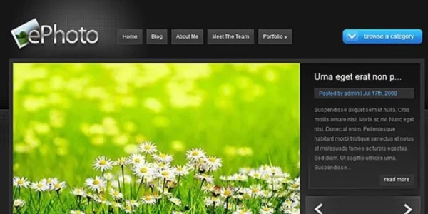 Elegant Themes ePhoto WordPress Theme 7.0.12 GPL Theme