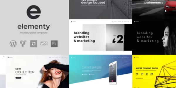 Elementy Multipurpose WordPress Theme 1.10 GPL Theme