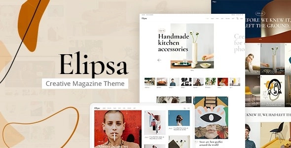 Elipsa Creative Magazine Theme 1.2.1 GPL Theme