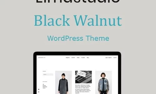 ElmaStudio Black Walnut WordPress Theme 1.0.7 GPL Theme