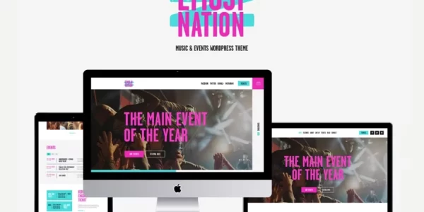 EmojiNation Festival Night Club WordPress Theme 1.0.3 GPL Theme