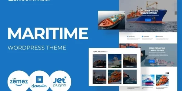 Encompass Transportation Maritime WordPress Theme 1.0.0 GPL Theme