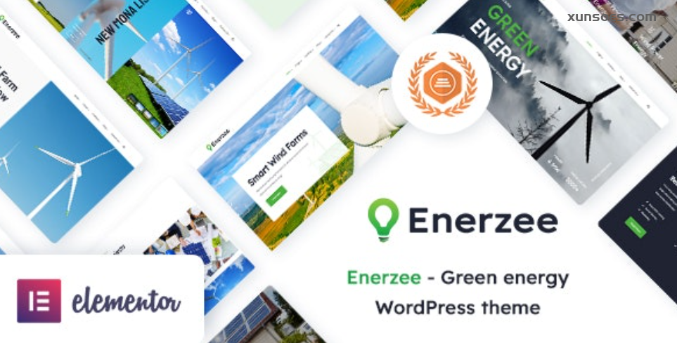 Enerzee – Renewable Energy WordPress Theme 1.2 GPL Theme