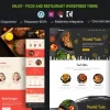 Enjoy Fast Food Restaurant One Page WordPress Theme 1.0.0 GPL Theme