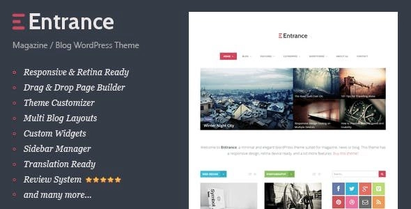 Entrance 1.5 GPL Theme