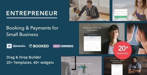 Entrepreneur Booking for Small Businesses 2.1.6 GPL Theme