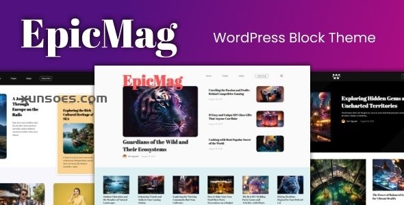EpicMag News Magazine WordPress Theme 2.2.3 GPL Theme