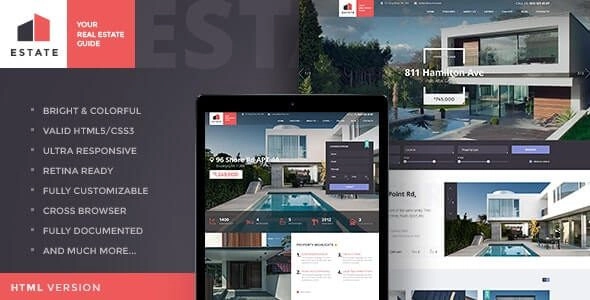 Estate Property Sales Rental WordPress Theme + RTL 1.3.4 GPL Theme