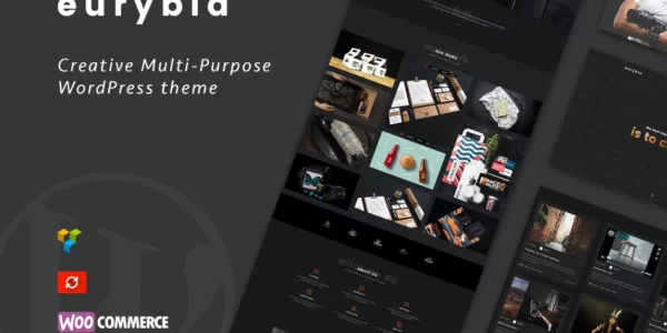 Eurybia Creative WordPress Portfolio Theme 1.0 GPL Theme