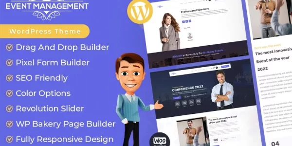 Event Management WordPress Theme 1.0.0 GPL Theme