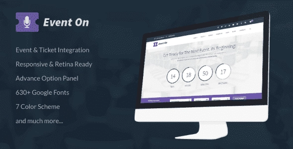 Event On Conference WordPress Theme 3.3 GPL Theme