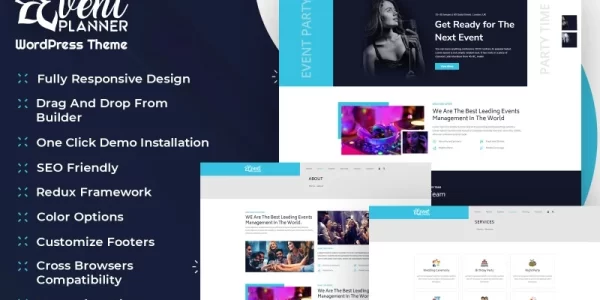 Event Planner and Organizer WordPress Theme 1.0.0 GPL Theme