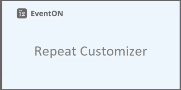 EventOn Repeat Customizer 2.0.2 GPL Plugins