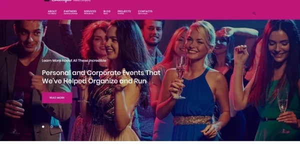 Eventique events company WordPress Theme 1.0.0 GPL Theme