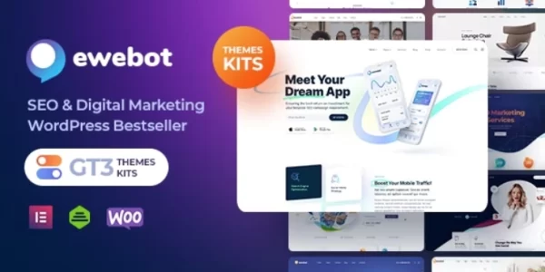 Ewebot SEO Marketing Digital Agency 3.0.9 GPL Theme