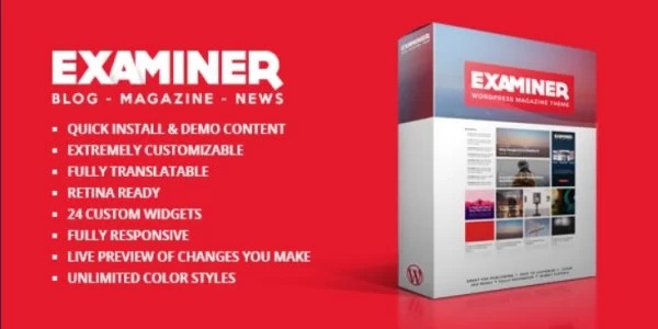 Examiner Magazine Theme 1.5.3 GPL Theme