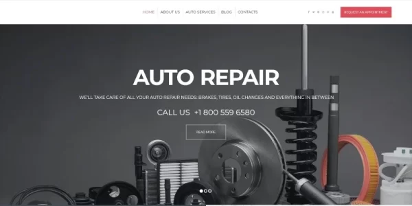 ExpertAuto Mechanic WordPress Theme 1.0.0 GPL Theme