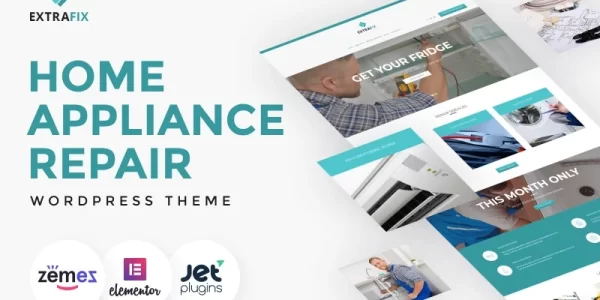 Extrafix Maintenance Home Repair WordPress Theme 1.0.1 GPL Theme
