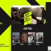F7 Fitness Gym 7.5 GPL Theme