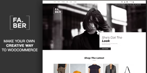Faber Fashion Clothing Shop for Woocommerce 2.5.0 GPL Theme