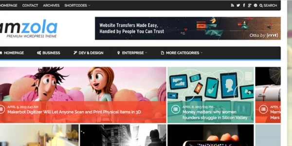 FameThemes Amzola WordPress Theme 1.3.0 GPL Theme