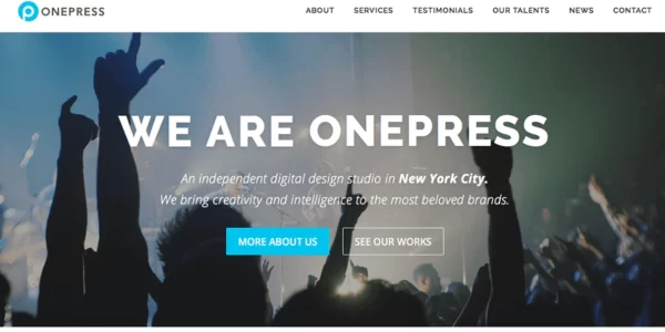 FameThemes OnePress WordPress Theme 2.0.6 GPL Theme