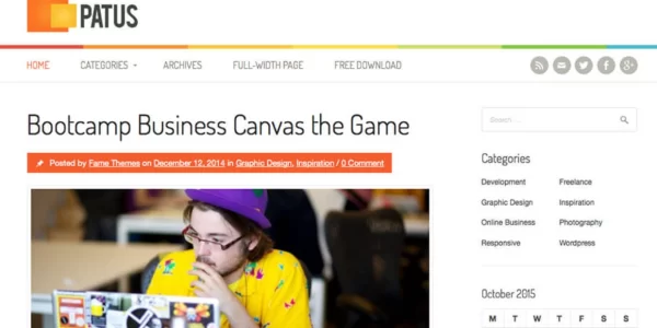 FameThemes Patus WordPress Theme 1.0.6 GPL Theme