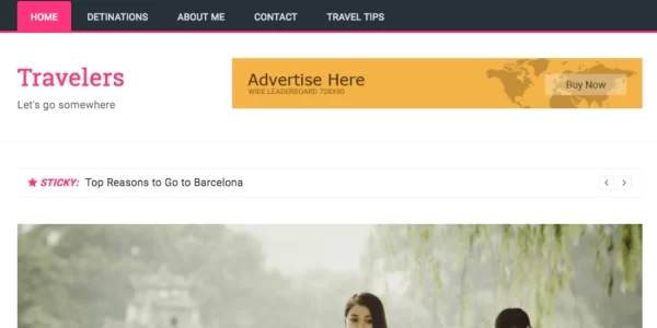 FameThemes Travelers Pro WordPress Theme 1.1.3 GPL Theme