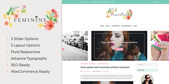 Fashion Blog Clean Beautifully Designed WordPress Theme 1.1.0 GPL Theme