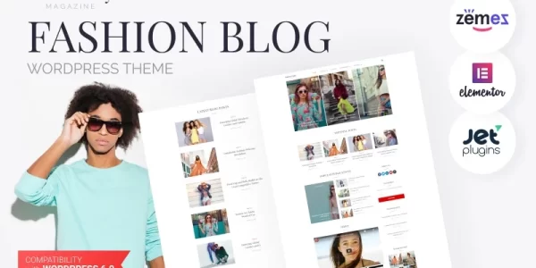 Fashion Daily Fashion Blog WordPress Elementor Theme WordPress Theme 1.0.1 GPL Theme