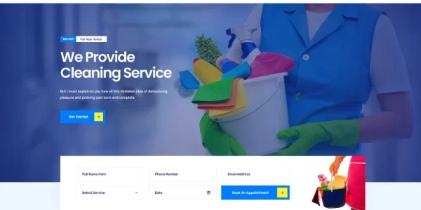 FastPro Cleaning Services WordPress Theme 1.0.1 GPL Theme
