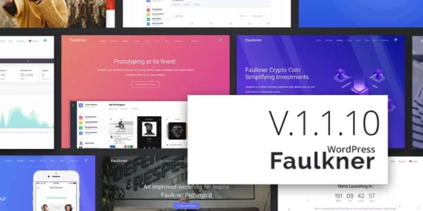 Faulkner Responsive Multiuse WordPress Theme 1.1.15 GPL Theme