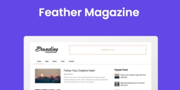 Feather Magazine 127.5 GPL Theme