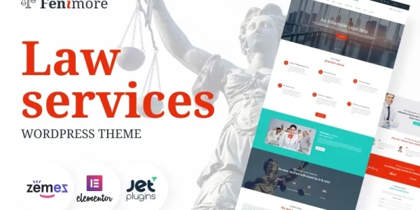 Fenimore Law Firm WordPress Theme 1.0.1 GPL Theme