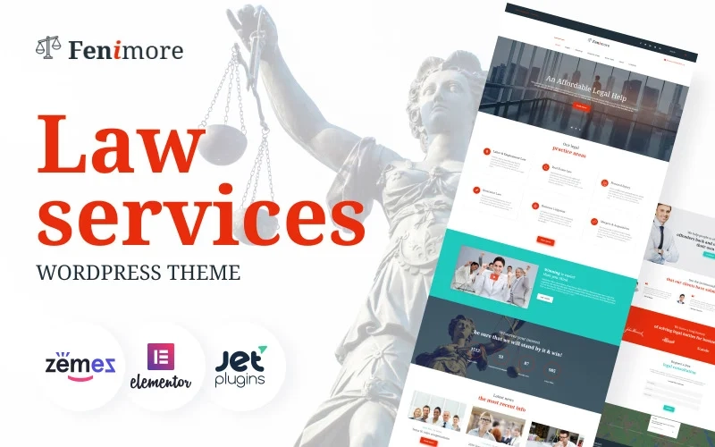 Fenimore Law Firm WordPress Theme 1.0.1 GPL Theme