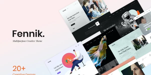 Fennik Multipurpose Creative Theme 1.1.1 GPL Theme
