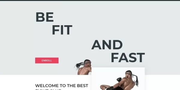 Fight House Brutal Martial Arts Club WordPress Theme 1.0.1 GPL Theme