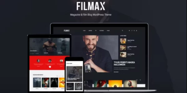 Filmax Movie Magazine WordPress Theme 1.1.2 GPL Theme