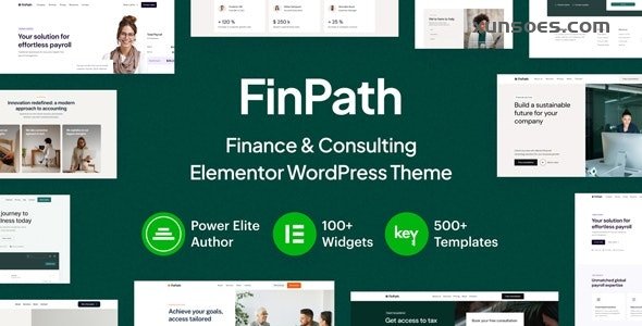 FinPath Finance Consulting Elementor WordPress Theme 1.2 GPL Theme