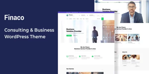 Finaco Consulting Business WordPress Theme 2.1 GPL Theme