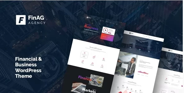 Finag Creative Finance Agency WordPress Theme 1.4.2 GPL Theme
