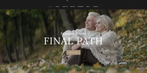 Final Path Funeral Home Responsive WordPress Theme 1.0.0 GPL Theme