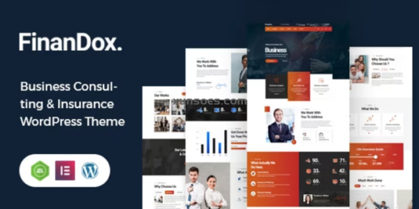 FinanDox Business Consulting WordPress Theme 2.0.0 GPL Theme