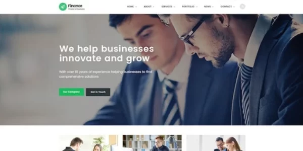Finance  – Consulting, Accounting WordPress Theme 1.0 GPL Theme