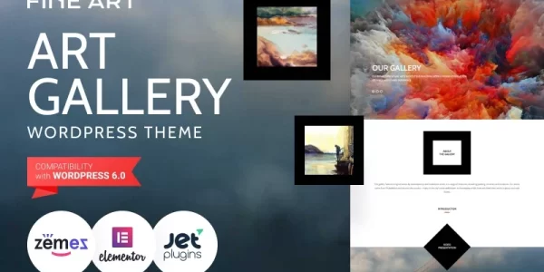 Fine Art Art Gallery WordPress Theme 1.0.0 GPL Theme