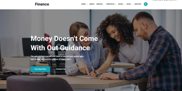 Finence Financial Commercial WordPress Theme 1.0.1 GPL Theme