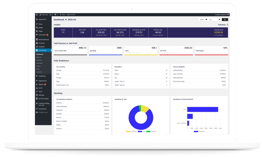 Finpose – Accounting for WooCommerce 4.0.1 GPL Plugins