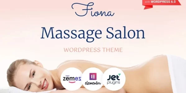Fiona Beauty Spa Massage Salon Responsive WordPress Theme 1.0.1 GPL Theme
